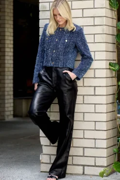 Relaxed Leather Trouser