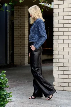 Relaxed Leather Trouser