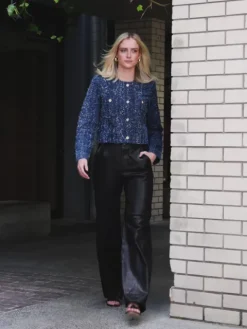 Relaxed Leather Trouser