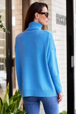 Relaxed Polo Sweater