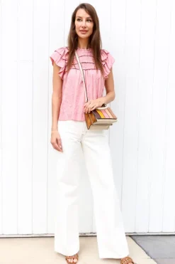 Roberta Silk S/SLV Top - FINAL SALE