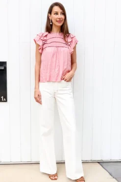 Roberta Silk S/SLV Top - FINAL SALE