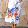 Rooster Belted Midi Skirt - FINAL SALE