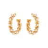 Rope Hoop Earring
