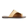 Rosa Raffia Cutout Slides