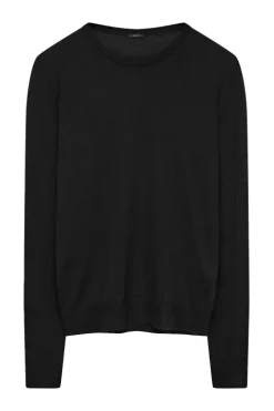 Round Neck L/SLV Cashair Top