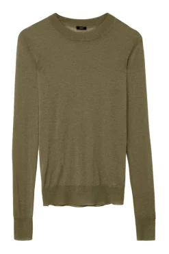 Round Neck L/SLV Cashair Top