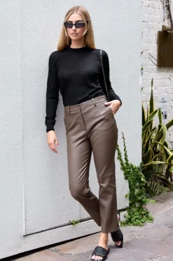 Round Neck L/SLV Cashair Top
