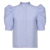 Ruched Puff Sleeve Shirt