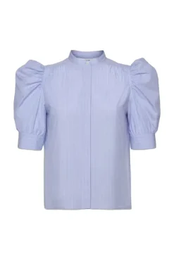 Ruched Puff Sleeve Shirt