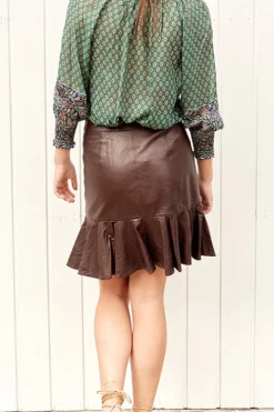 Saba Leather Skirt - FINAL SALE