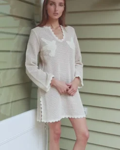Sally Crochet L/SLV Mini Dress