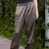Shiny Nylon Wilt Pull On Jogger