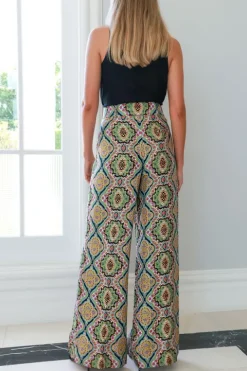 Silk Wide Leg Pant