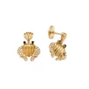 Small Crab Shell Earrings