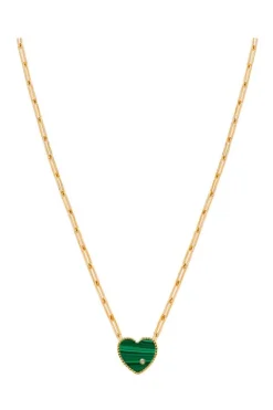 Solitaire Heart Necklace