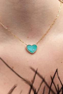 Solitaire Heart Necklace