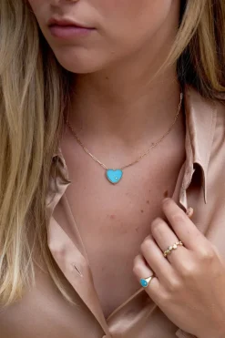 Solitaire Heart Necklace