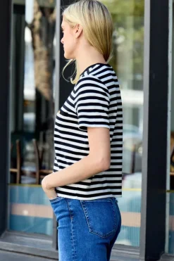 Striped Pocket Tee