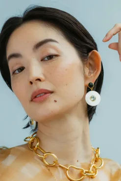 Taj Disc Earrings
