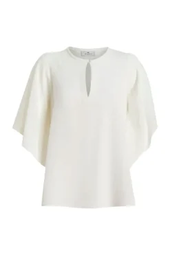 Teardrop Neckline Blouse - FINAL SALE