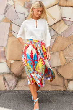 Teardrop Neckline Blouse - FINAL SALE