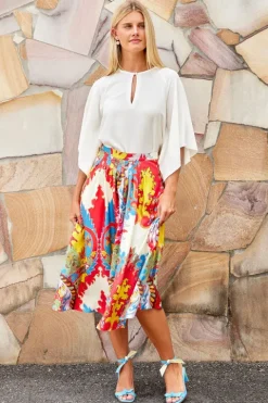 Teardrop Neckline Blouse - FINAL SALE
