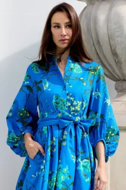 Tie Waist Midi Dress
