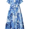 Tiered Hem Shirt Dress