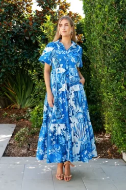 Tiered Hem Shirt Dress