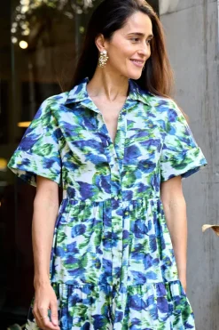 Tiered Shirt Dress