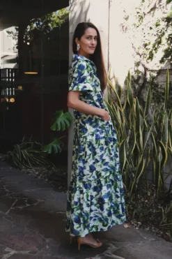 Tiered Shirt Dress
