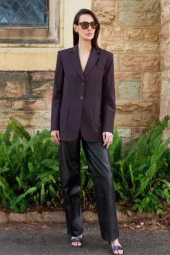 Tropical Wool Max Blazer