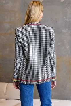 Tweed Crew Neck Jacket
