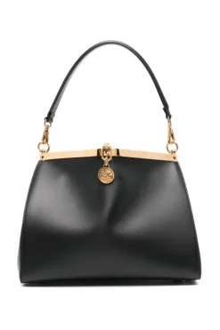Vela Medium Leather Shoulder Bag