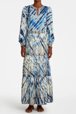 Vera Tie Dye Embroidery Shirt
