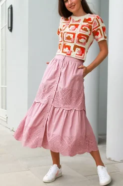 Vienne Eyelet Skirt - FINAL SALE