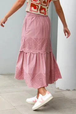 Vienne Eyelet Skirt - FINAL SALE