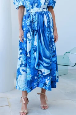 Volume Midi Skirt