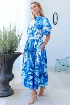 Volume Midi Skirt
