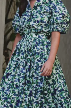 Volume Midi Skirt