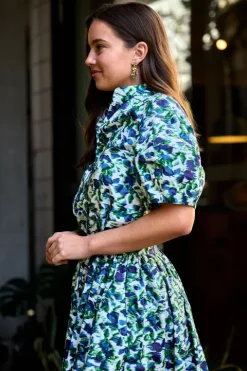 Volume Short Sleeve Blouse