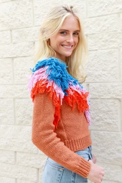 Wave Fringe Pullover - FINAL SALE