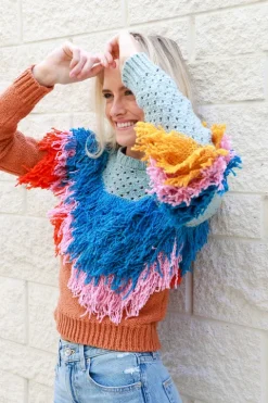 Wave Fringe Pullover - FINAL SALE
