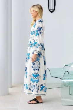 Winifred China Panel Dress