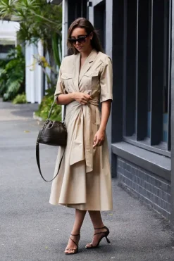 Wraparound Midi Dress